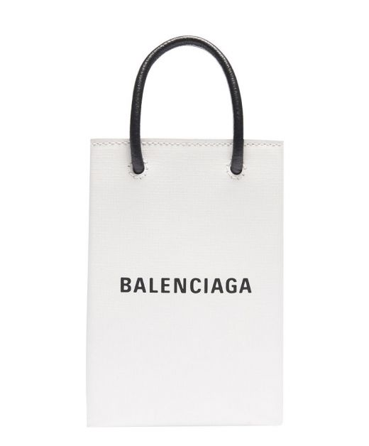 Low Price White Leather Magnetic Buckle Double Handle Brand Logo Signature—Replica Balenciaga Women'S Crossbody Bag